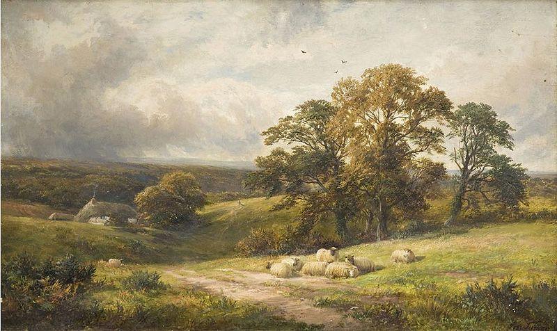 George Turner A quiet scene in Derbyshire